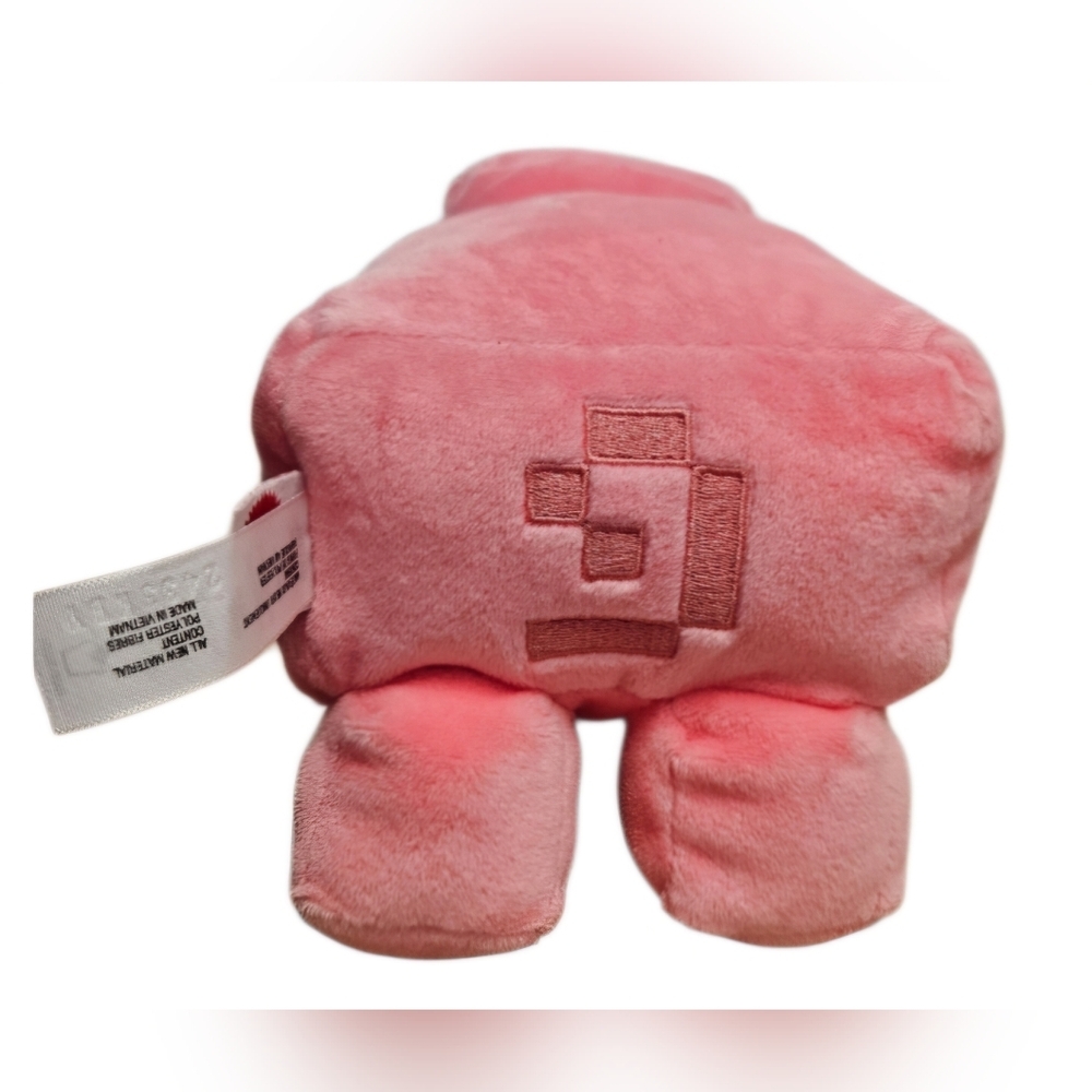Minecraft Pig Plush Stuffed Animal Pink Mattel Mojang Studios Collectible Toy - Picture 4 of 11